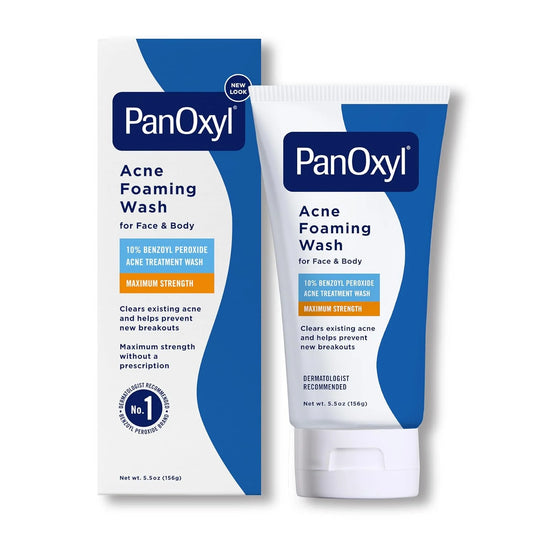 PanOxyl Acne Foaming Wash 10% Benzoyl PerOxide Acne Treatment - 156G