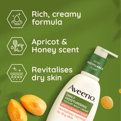 AVEENO - DAILY MOISTURISING YOGURT BODY CREAM APRICOT & HONEY SCENT - 300ml