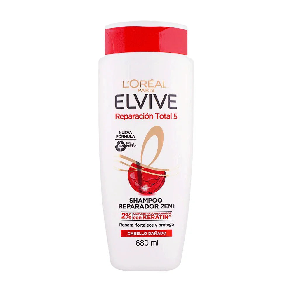 LOREAL ELVIVE SHAMPOO TOTAL 5 REPARADOR 680 ML