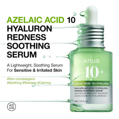 Anua - Azelaic Acid 10+ Hyaluron Redness Soothing Serum - 30ml