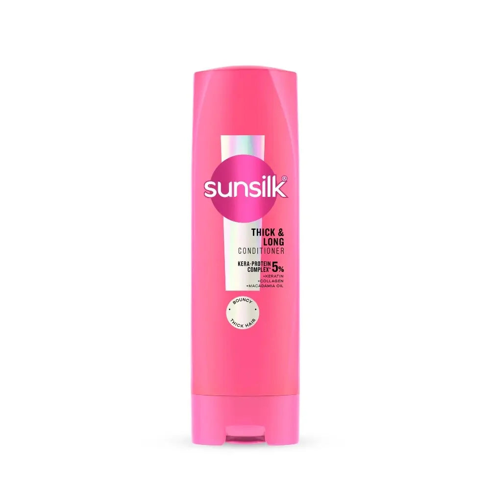 Sunsilk – Thick & Long Conditioner – Keratin Yoghurt Complex for Volume & Growth – 180ml