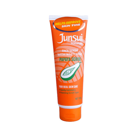 Junsui Naturals Face Wash with Whitening Papaya Scrub 100gm