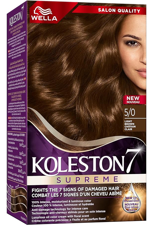 Wella Koleston 7 Supreme Hair Dye 5/0 Light Brown