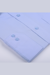 Sky Blue Plain Dress Shirt