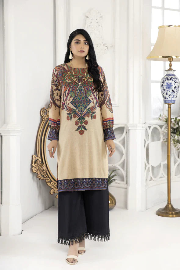 Zoha By Aymen Baloch Spring Summer Collection'22 1-Piece Unstitched - D#16 (Serene)