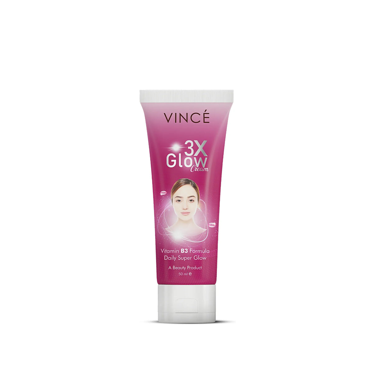 Vince 3X Glow + Vitamin B3 Fairness Cream - 50ml