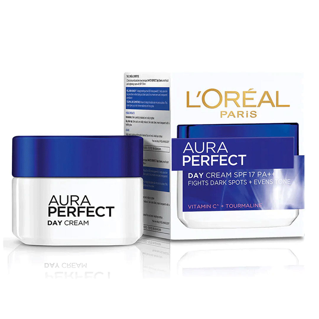 Loreal SPF17 Brighter Skin Aura Perfect Day Cream 50ml