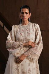 Afrozeh - Gypsum - Chikankari Lawn '24