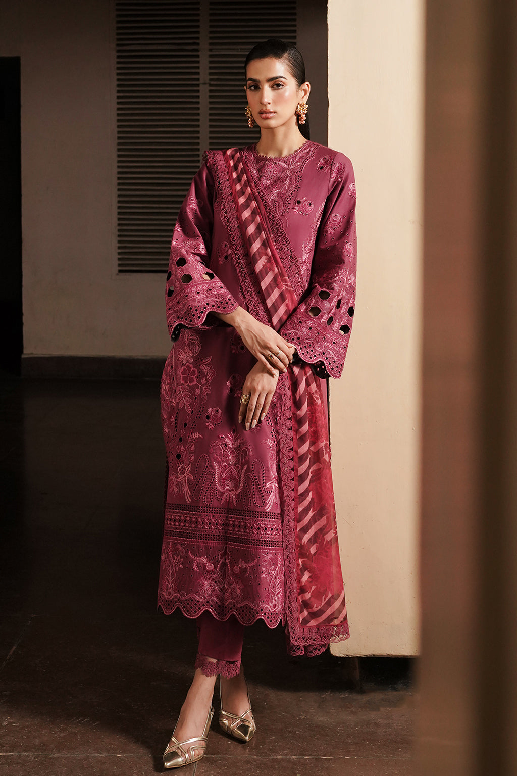 Afrozeh - Cordovan - Chikankari Lawn '24