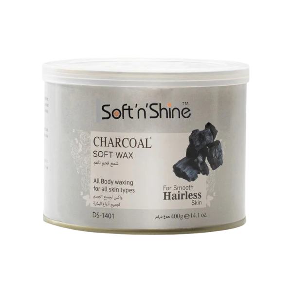 Derma Shine Charcoal Soft Wax 400G