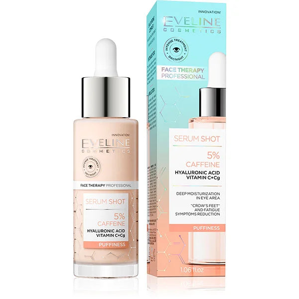 Eveline Serum Shot 5% Caffeine Hyaluronic Acid 30ml