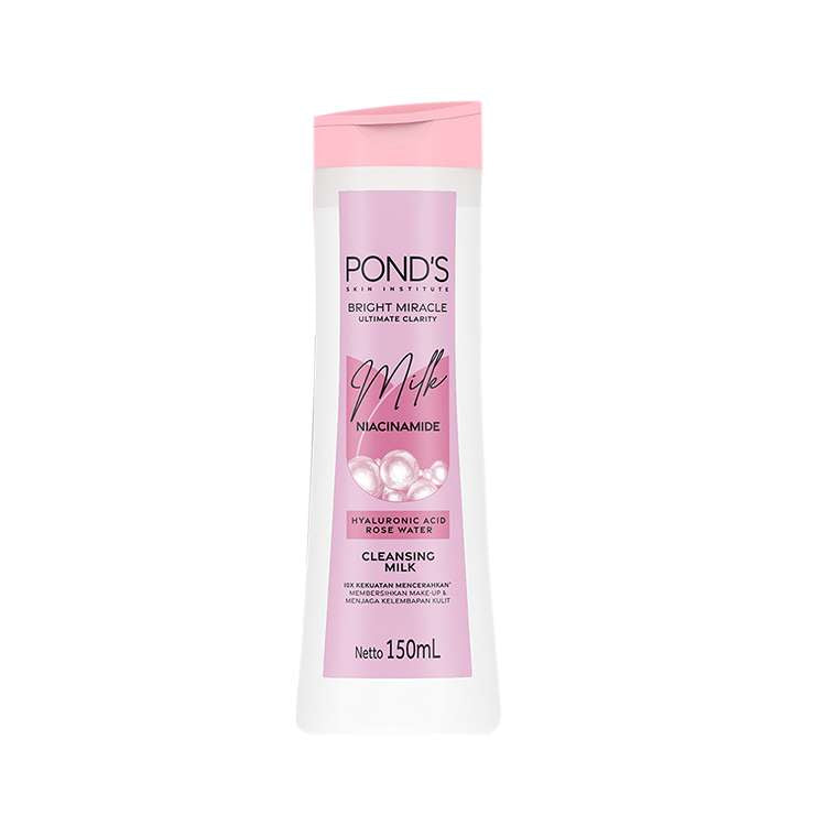 Ponds - Bright Beauty White Cleansing Milk - Hydrating & Brightening Formula - 150ml