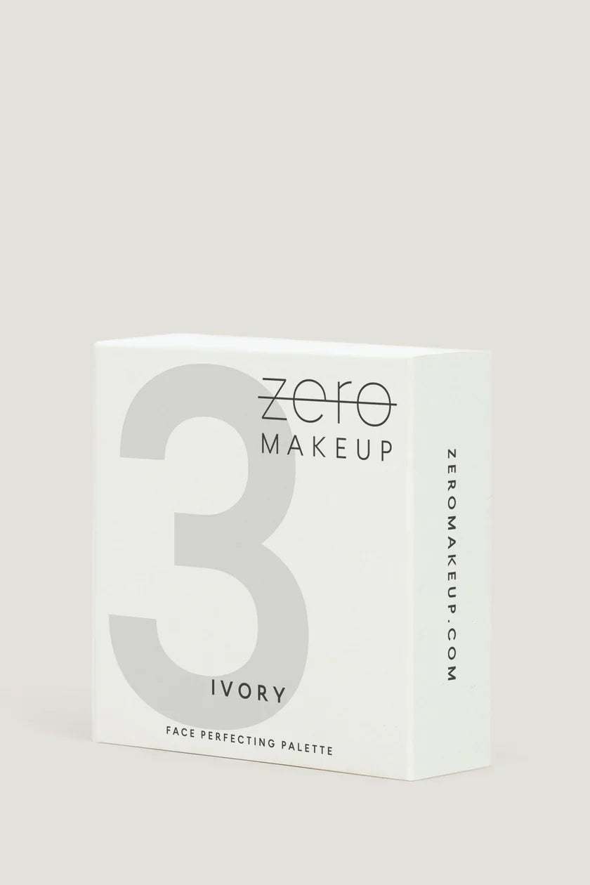 Zero Makeup - Face Perfecting Palette IVORY 3