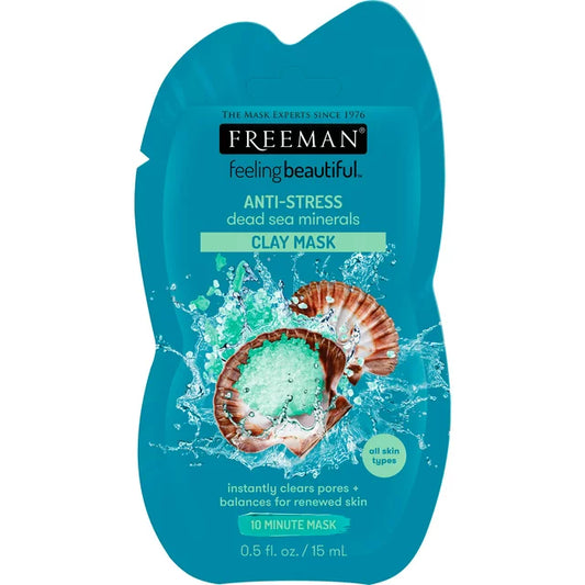 Freeman Dead Sea Minerals Anti-Stress Clay Facial Mask 15 mL