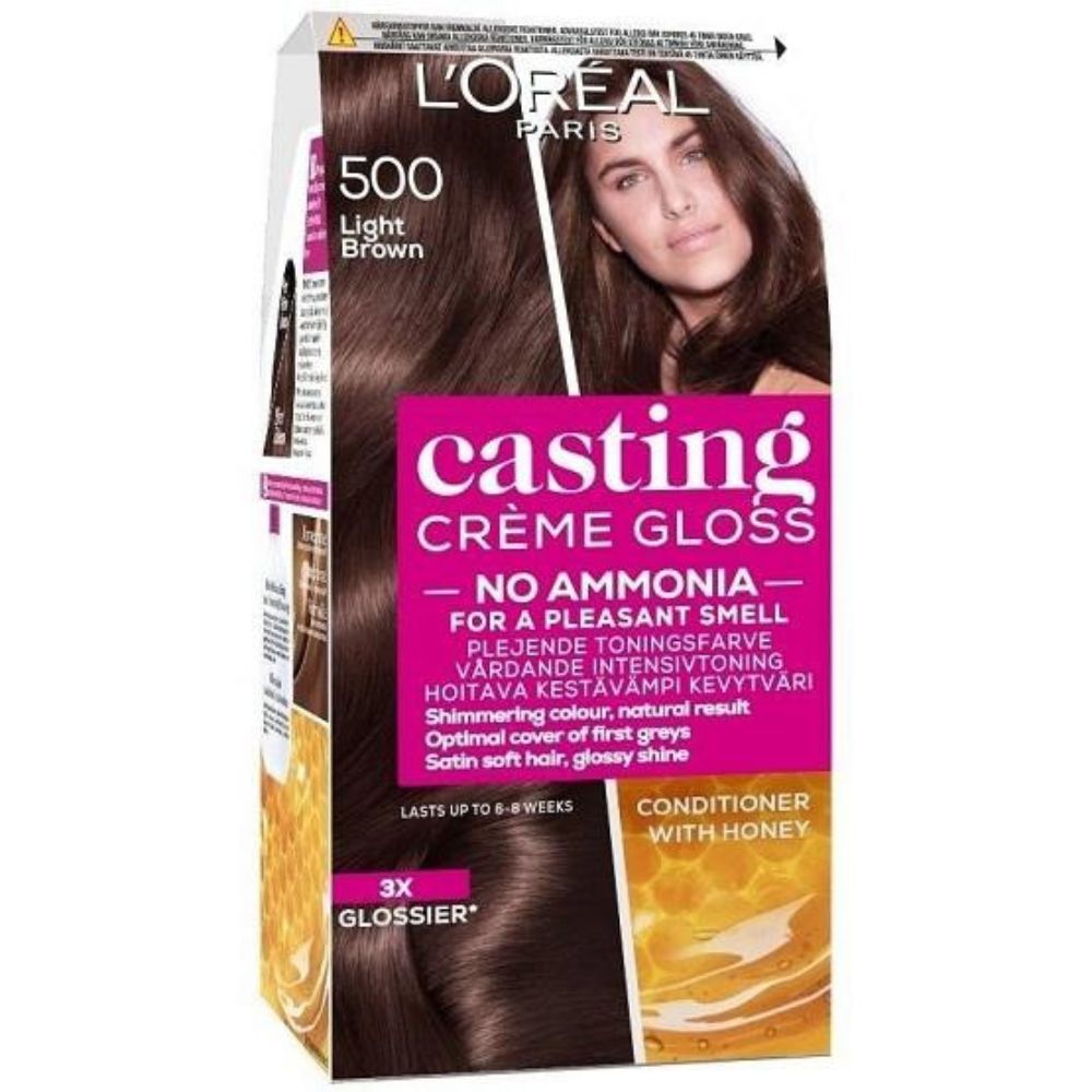 L'Oreal Paris Casting Creme Gloss Hair Color 500 Light Brown