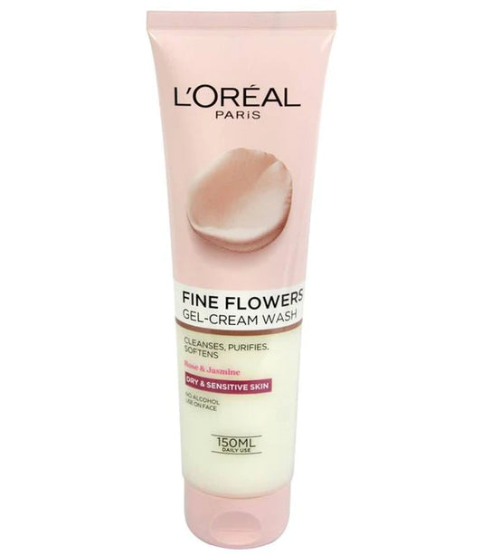 Loreal Paris Fine Flowers Gel Cream Wash Sensitive 150ml