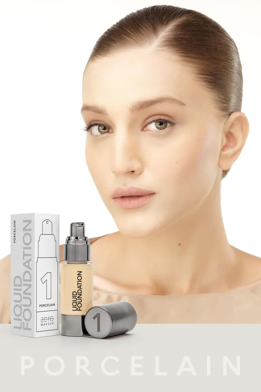 Zero Foundation Zero Makeup - Liquid Foundation PORCELIAN 1 – Final Choice