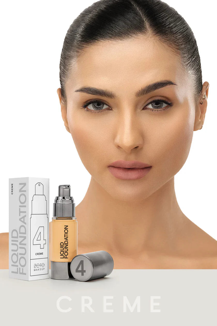 Zero Foundation Zero Makeup - Liquid Foundation CREME 4 – Final Choice