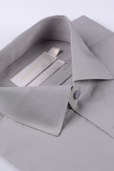 Light Grey Plain  Formal Shirt ( Elite Edition)