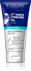 Men X-treme Matt-Mattifying Face Cleansing Gel 6in1