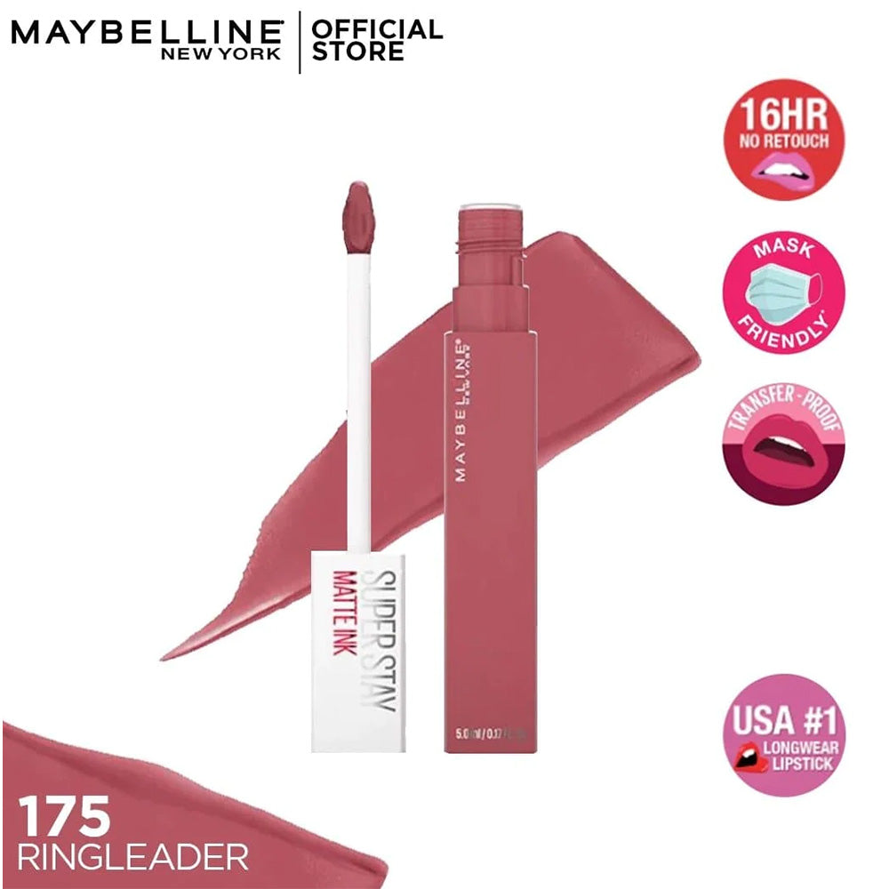 Maybelline New York - SuperStay Matte Ink Liquid Lipstick - 175 Ringleader