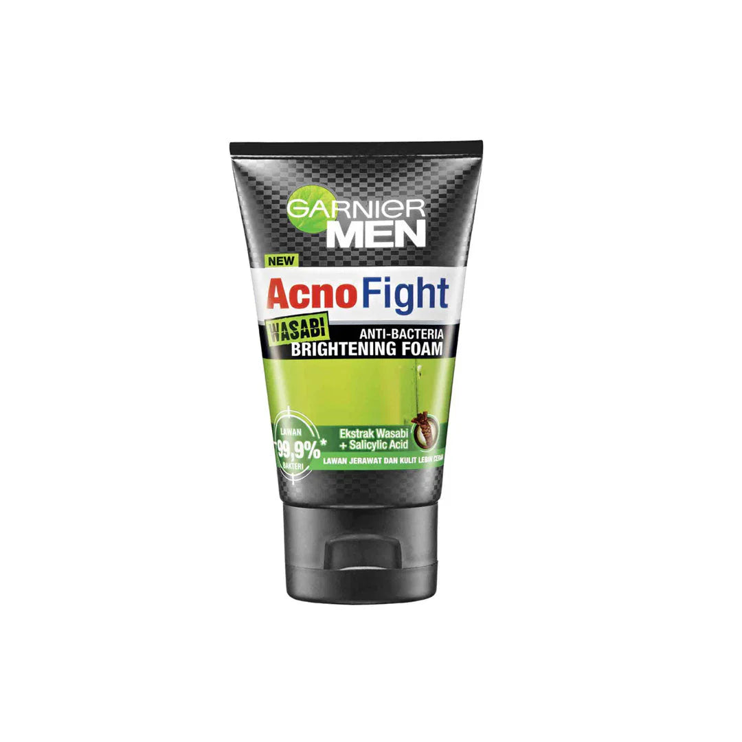 Garnier Men Acno Fight Wasabi Brightening Foam 100ml