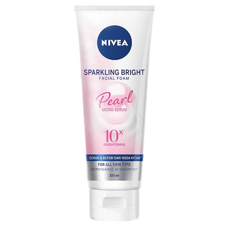 Nivea Sparkling Bright Whitening Facial Foam 100ml