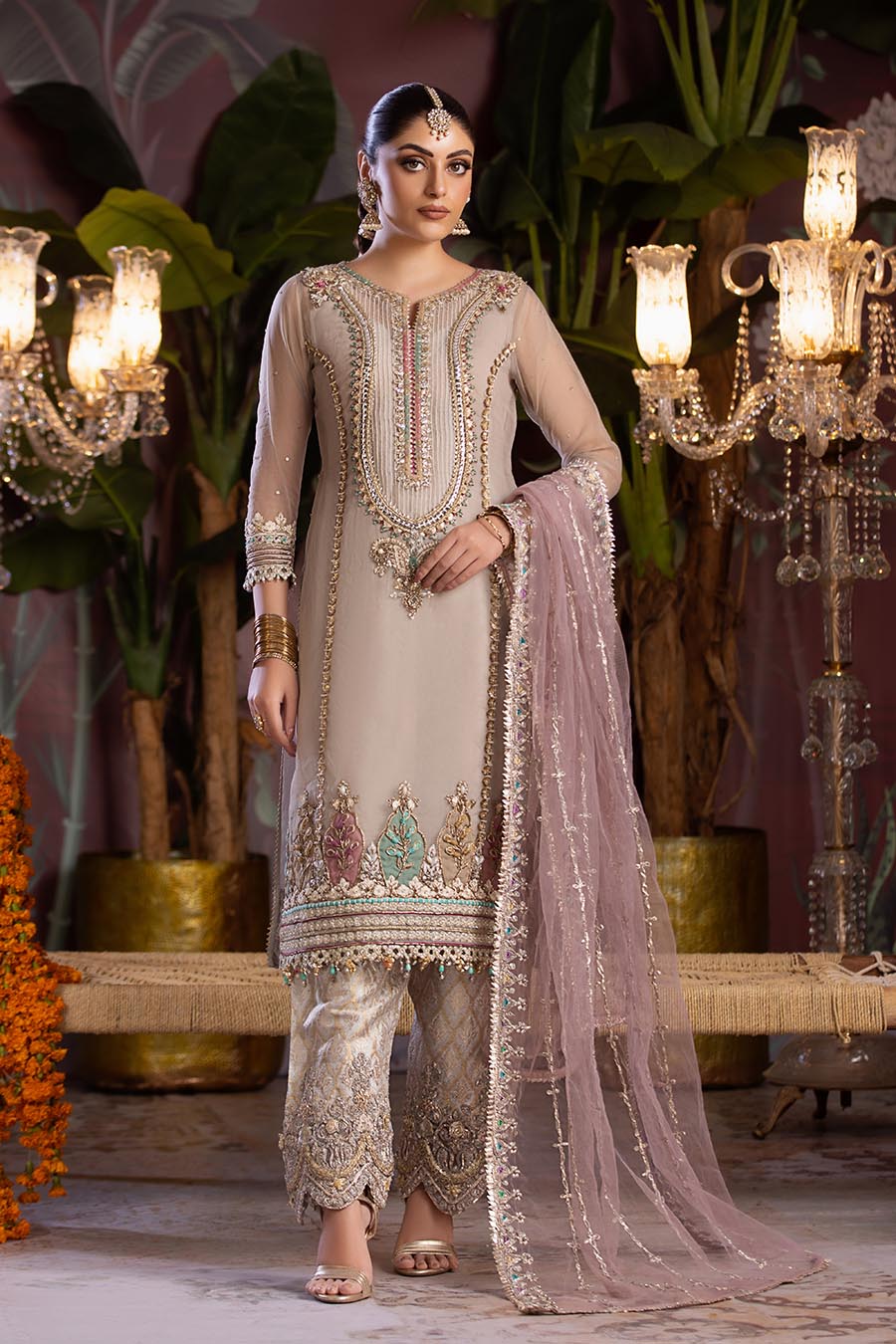 Khuda Baksh - P-258 Ready To Wear - BEIGE