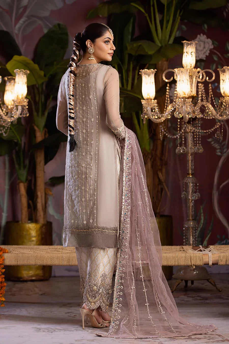 Khuda Baksh - P-258 Ready To Wear - BEIGE