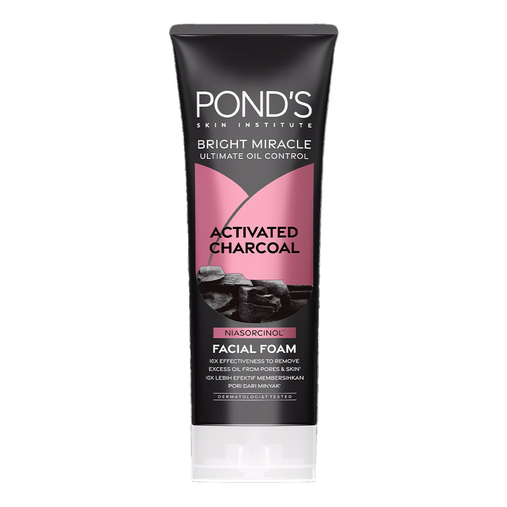 Ponds Bright Miracle Activated Charcoal Facial Foam 100g