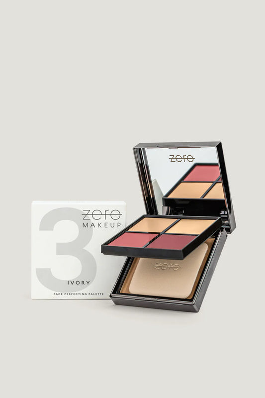 Zero Makeup - Face Perfecting Palette IVORY 3