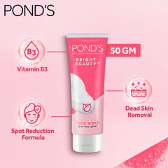 Ponds Bright Beauty Face Wash For Spotless Glow - 50g