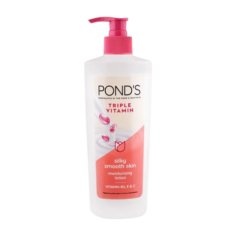 Pond’s – Triple Vitamin Moisturizing Lotion – With B3, E & C for Soft & Glowing Skin – 400ml