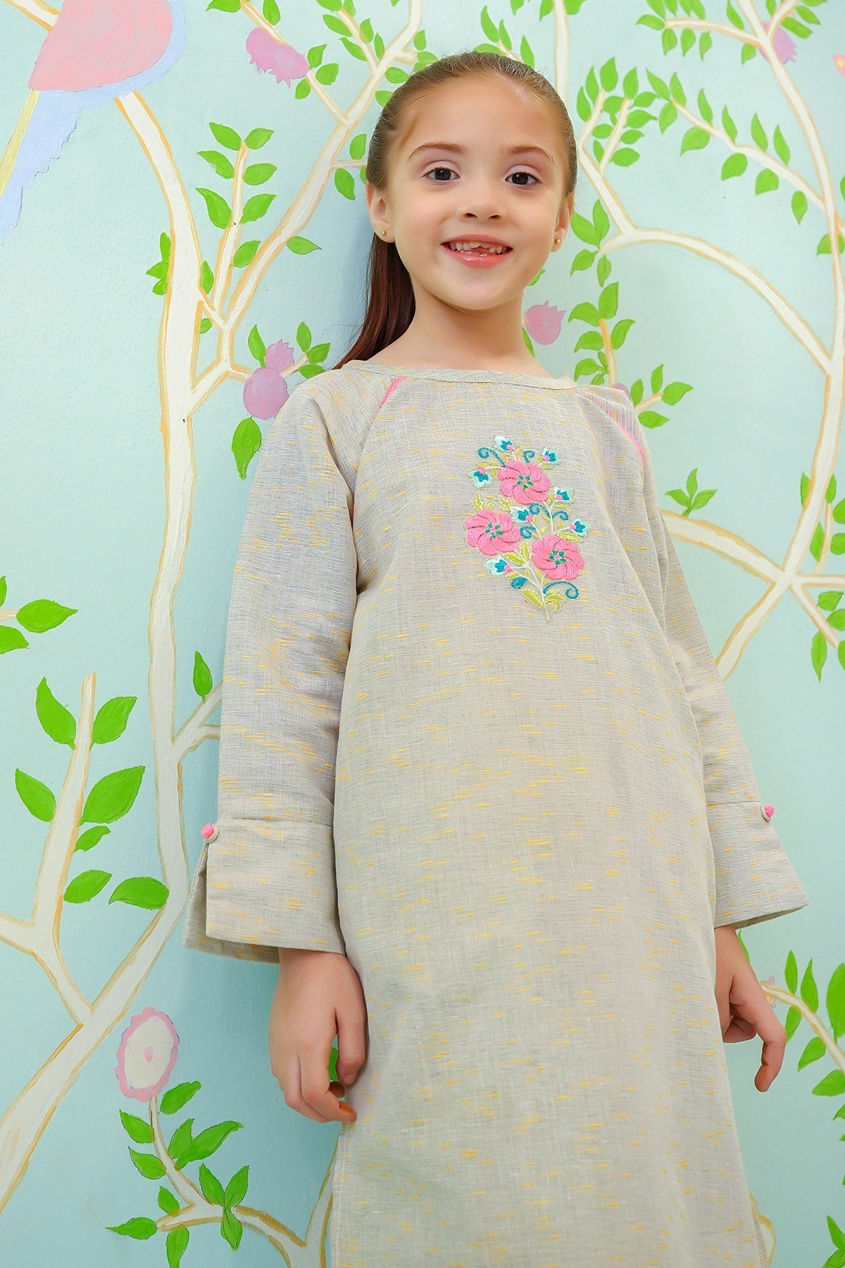 Khaddar Embroidered 2 Pc Suit