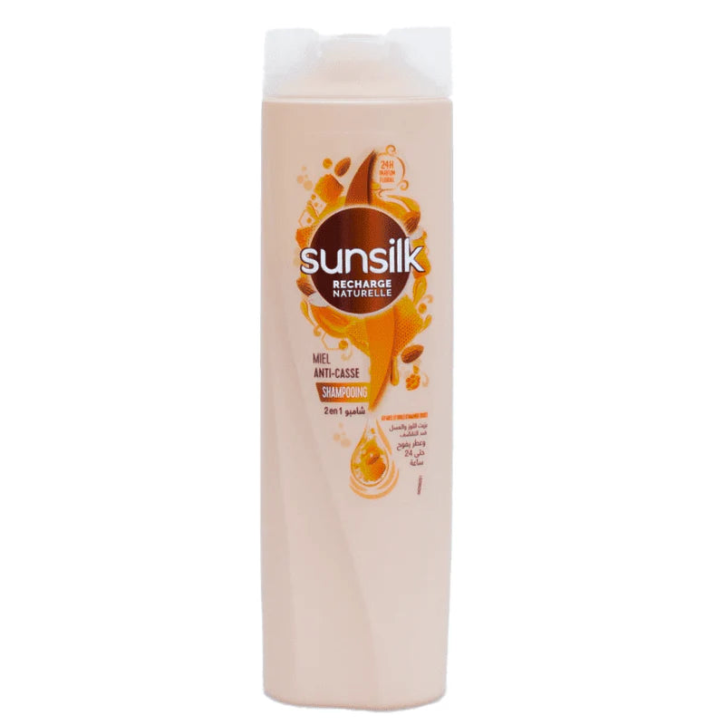 SUNSILK SHAMPOING BLANC MIEL ANTI CASSE 350ML