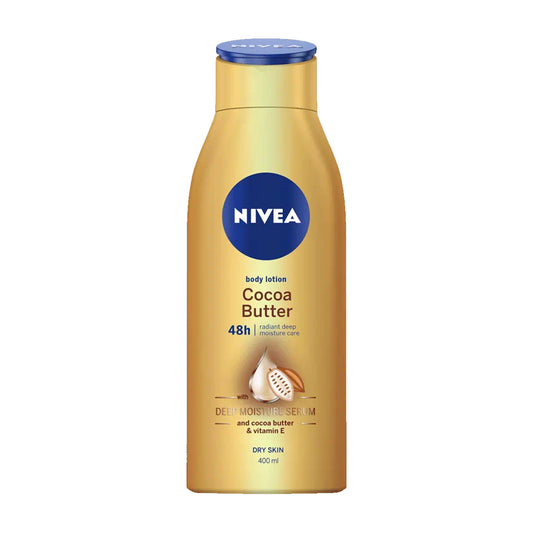 Nivea Cocoa Butter Body Lotion Deep Moisture Serum Dry Skin - 400ML