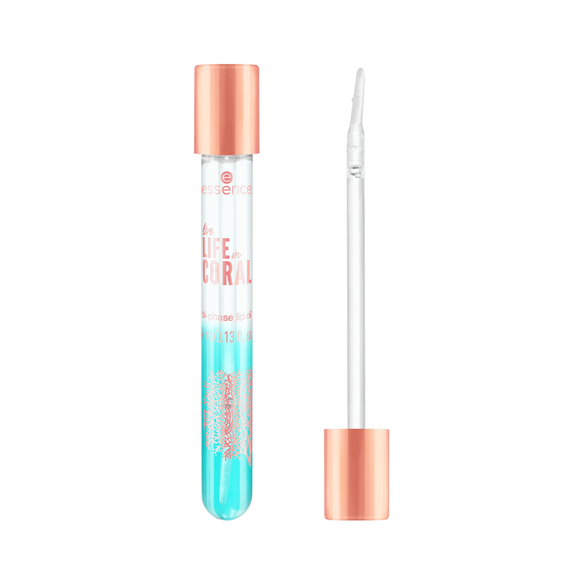 Essence - Life In Coral Bi-Phase Lip Oil - 01