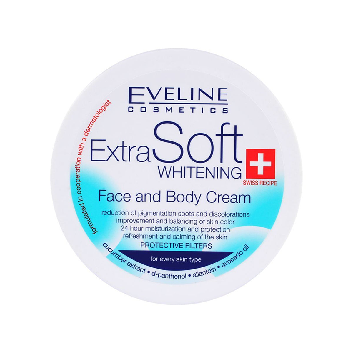 Eveline - Extra Soft Whitening Face & Body Cream – Brightening & 24H Hydration – 175ml