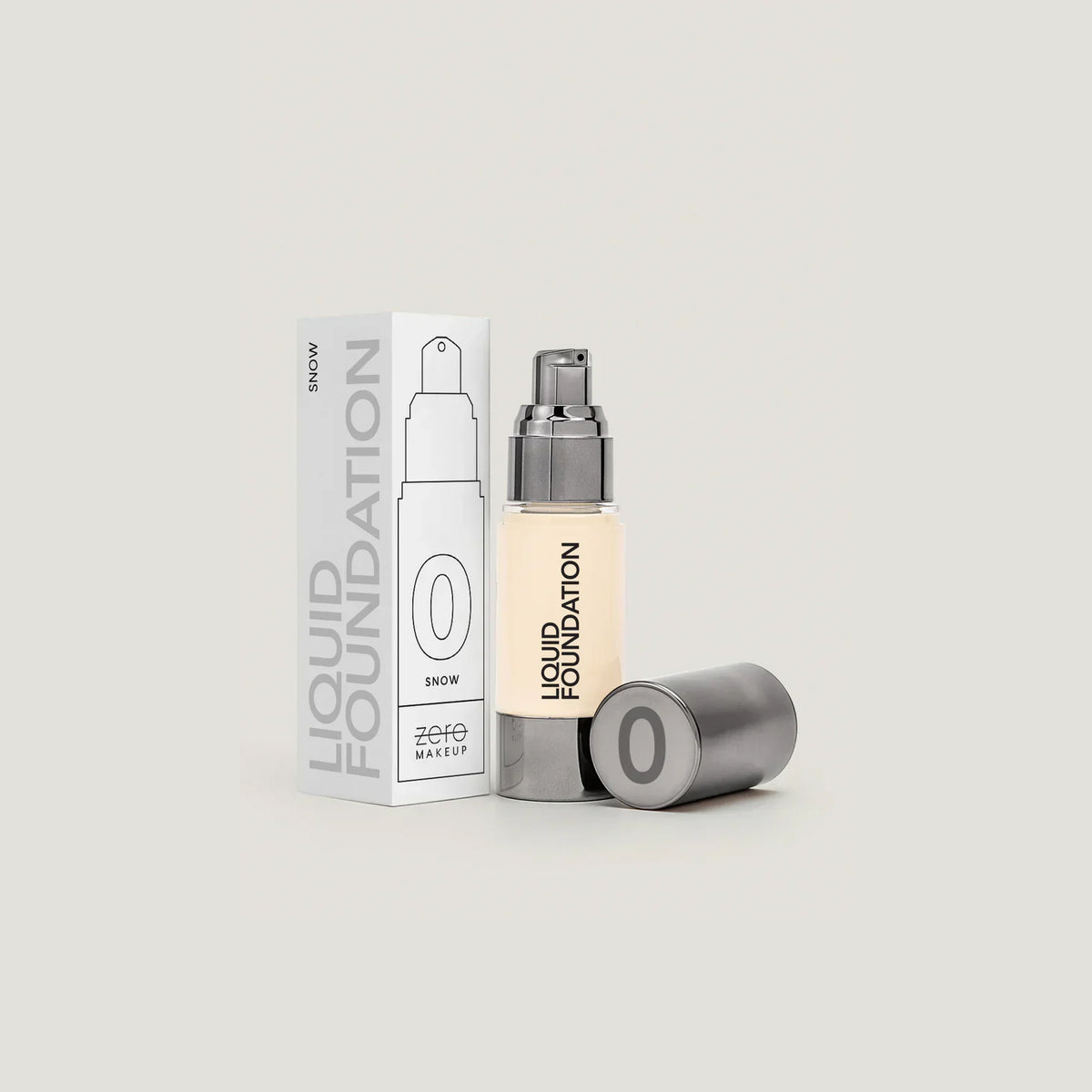 Zero Foundation Zero Makeup - Liquid Foundation SNOW 00 – Final Choice