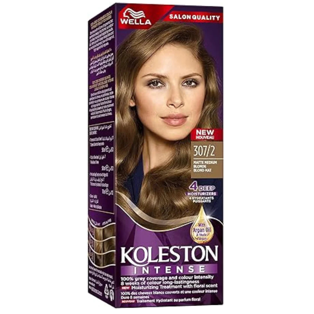 Wella Koleston Intense Color Tube 307/2 Matte Medium Blonde