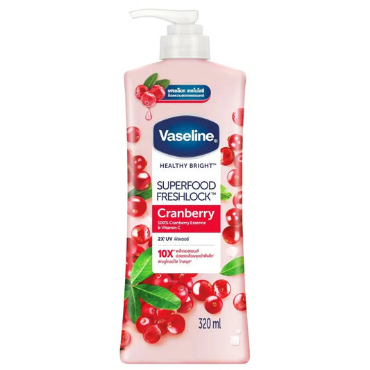 Vaseline - Super Food Freshlock Cranberry Lotion - 320ml