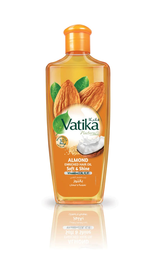 Vatika Almond Enriched Softness & Shine Hair Oil, 100ml