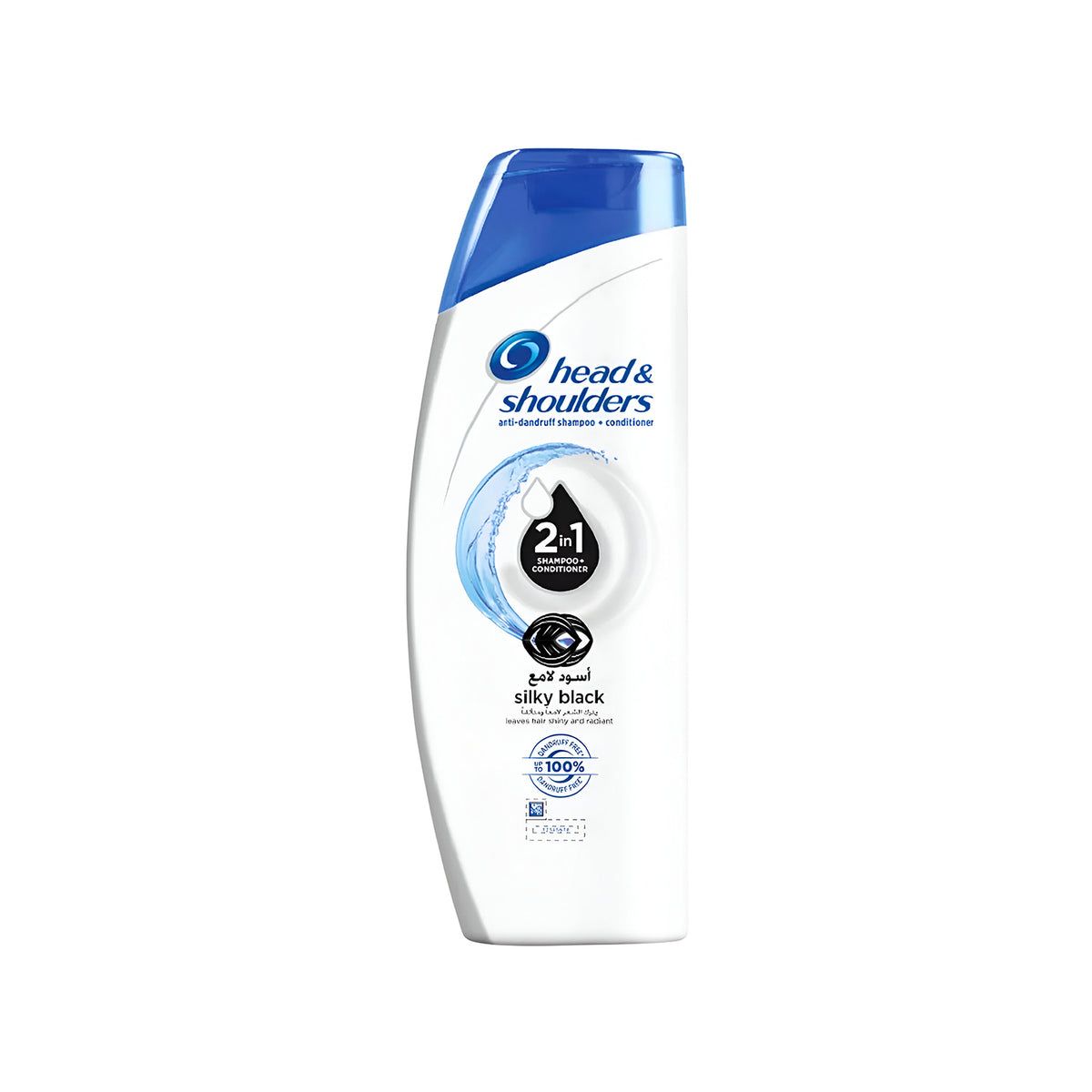 Head & Shoulders - 2-in-1 Silky Black Shampoo - Nourishing & Dandruff-Free Care - 360m