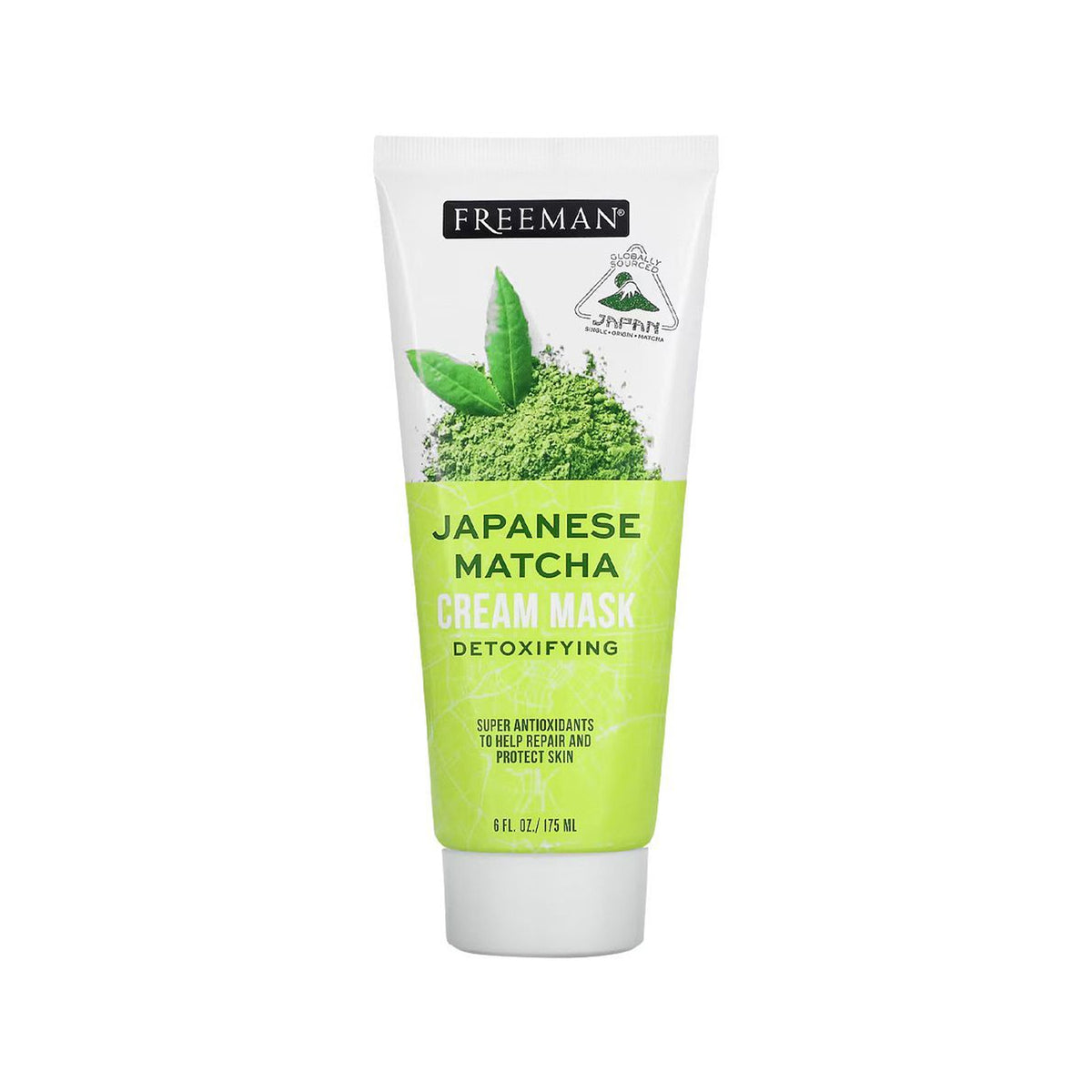 Freeman - Japanese Matcha Cream Mask - Antioxidant-Rich Detox & Skin Protection - 175ml