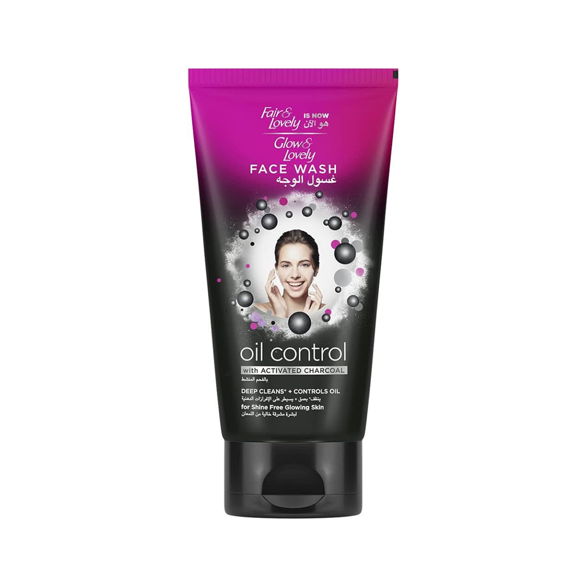 Glow & Lovely - Oil Control Activated Charcoal Face Wash - 150g