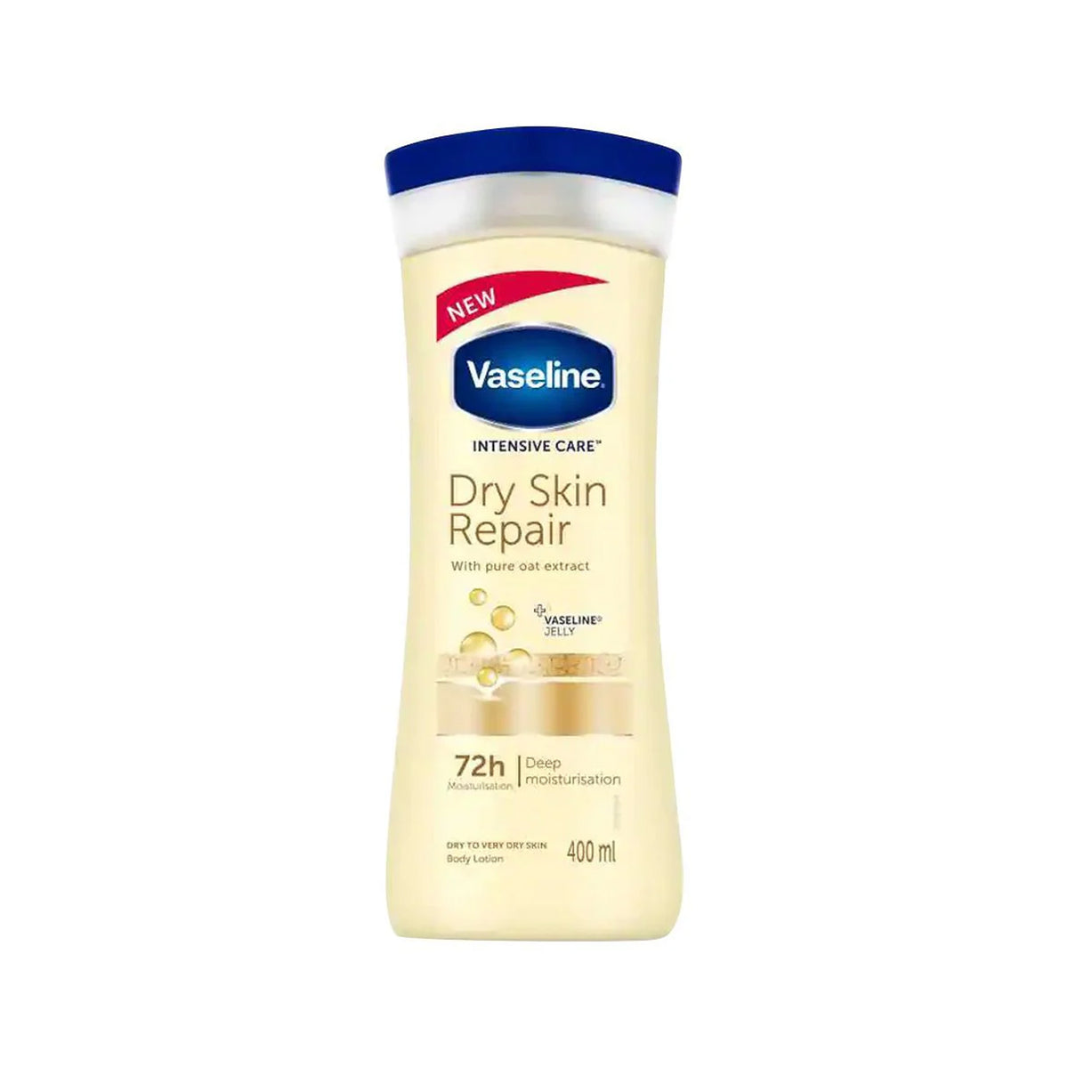 Vaseline - Intensive Care Dry Skin Repair Lotion – Deep Moisture & Healing for Dry, Cracked Skin – 400ml