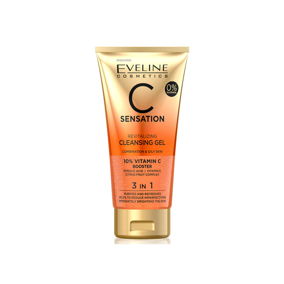 Eveline - C Sensation Revitalizing 3 In 1 Cleansing Gel - 150ml