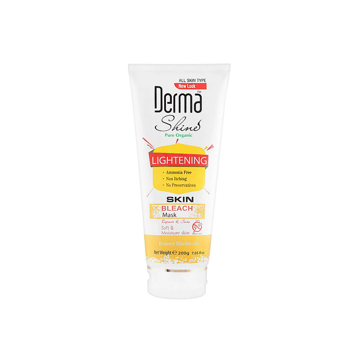 Derma Shine - Lightening Skin Bleach Mask - 200gm