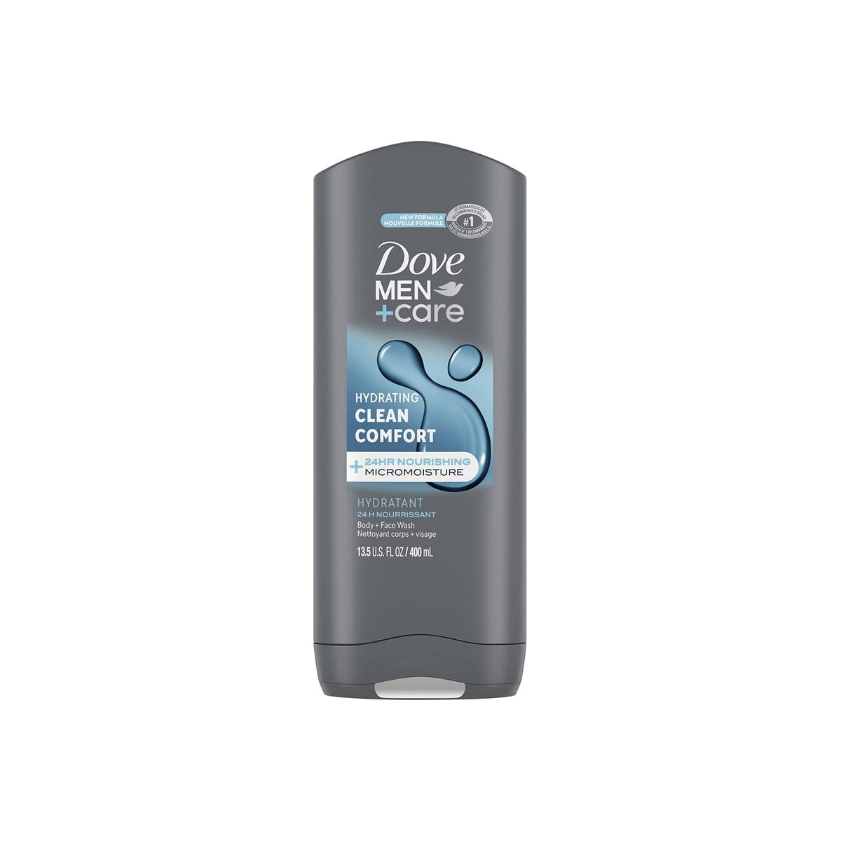 Dove Men + Care Clean Comfort Body & Face Wash - 400ml