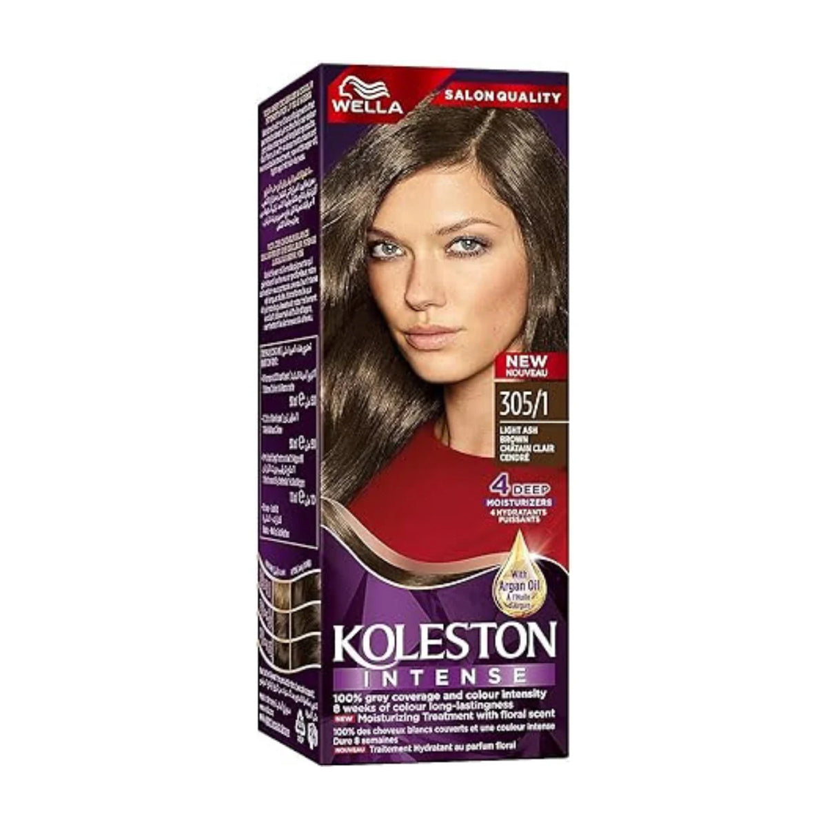 Wella Koleston Intense Color Tube 305/1 Light Ash Brown